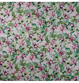 Tkanina Magnolija | roza | 95%PL / 5%EL