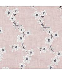 Verhees Tkanina Cvetje | roza | 65%PL / 35%CO 07556.002