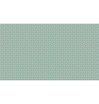 Patchwork blago Super Bloom Sweet pea Dusty Blue | 110cm