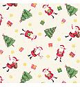 Patchwork blago Let it snow Santa Cream | 110cm
