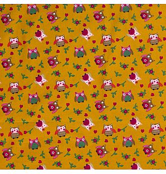 Poplin Sovice | oker | 100%CO