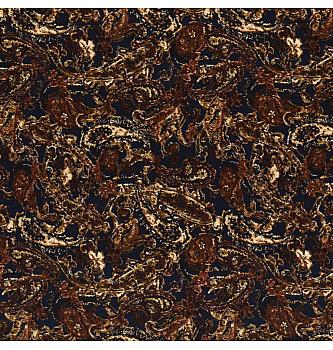 Tkanina Paisley | temnomodra | 100%PL