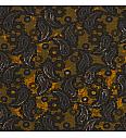Jersey flock Paisley | oker | 58%PL / 35%VI / 7%EL
