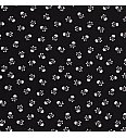 Poplin Midi lobanje | črna | 100%CO