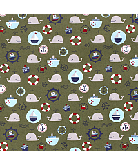 Nooteboom Poplin Plovba | zelena | 100%CO 15526.027