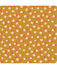 Verhees Poplin Napackane pike | oker | 100%CO 08284.011