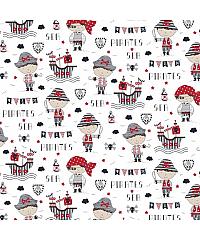 Verhees Morski pirati | bela | 95%CO / 5%EL 07790.001