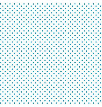 Patchwork blago Turquoise on white | 110cm