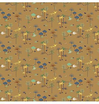 GOTS Poplin Mali safari | oker | 100%CO