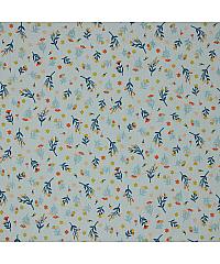 Verhees Poplin Rožice glitter | svetlosiva | 100%CO 08798.009