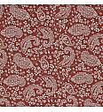 GOTS Tetra Paisley rože | rjava | 100%CO