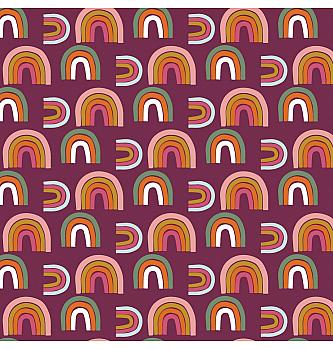 Prevešanka Mavrice | rdeča | 50%CO / 46%PL / 4%EL