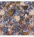 Jersey Krhko cvetje | temnomodra | 95%CO / 5%EL
