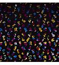 Mavrični zajčki | metallic | črna | 96%CO / 4%EL