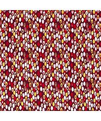Nooteboom Poplin Pisane kaplje | rdeča | 100%CO 15521.018