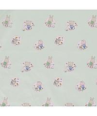 Nooteboom Poplin Prijatelji | svetlozelena | 100%CO 15783.021