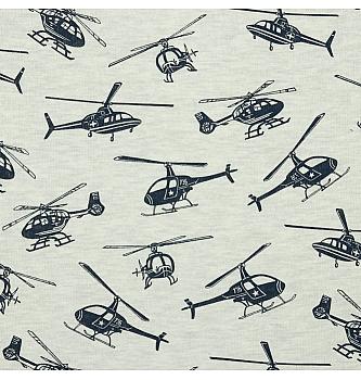 Kosmatena prev. Helikopterji | krem melanž | 60%CO / 40%PL