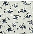 Kosmatena prev. Helikopterji | krem melanž | 60%CO / 40%PL