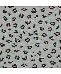 Verhees Kosmatena prevešanka Koža glitter | svetlosiva melanž | 60%CO / 40%PL 09342.002