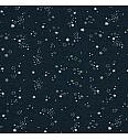 Jersey Zvezdice glitter | indigo melanž | 60%CO / 35%PL / 5%EL