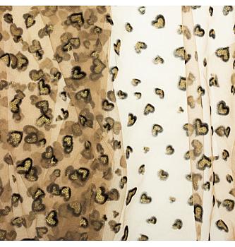 Til Glitter srčki | peščena | 100%PL