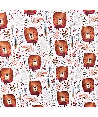 KH Group Poplin Šik medo | digitalni tisk | 100%CO S1280-186007