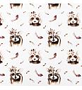 Poplin Lemurji s peresi | digitalni tisk | 100%CO