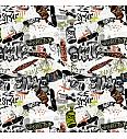 Jersey Grafiti | krem | digitalni tisk | 95%CO / 5%EL