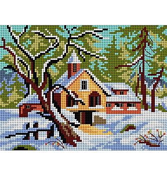 Gobelin Zimska idila | 18x24cm