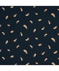 Verhees Jersey Peresa glitter | indigo melanž | 60%CO / 35%PL / 5%EL 06942.005