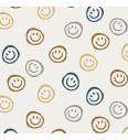 Kosmatena prevešanka Smiley | krem | 95%CO / 5%EL