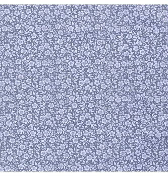 Poplin Mini cvetke | indigo | 100%CO