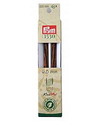 PRYM Pletilke z navojem Natural | dolge | 6mm 223308