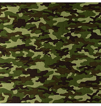 Poplin Kamuflaža | zelena | 100%CO