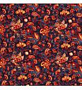 Jersey Čudežni paisley | temnosiva | digitalni tisk | 95%CO / 5%EL