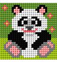 Gobelin set Panda | 10,5x10,5cm