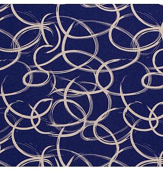 Viskoza z lanom Kodri | modra | 70%VI / 30%LI