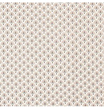 Viskozni poplin Abstraktno | bela | 100%VI