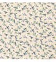 Viskozni poplin Cvetlice | siva | 100%VI