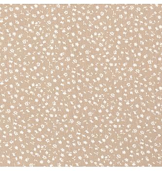 Krep viskoza Cvetlice | bež | 100%VI