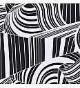 Viskozni jersey Abstraktno | temnomodra | 95%VI / 5%EL