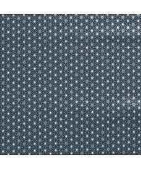 Nooteboom Poplin Božični vzorec | metalik | petrolej | 100%CO 18720.024
