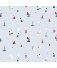 Nooteboom Poplin Regata | svetlomodra | 100%CO 19743.002