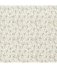 Nooteboom Poplin Božične vejice | metalik | krem | 100%CO 20715.051