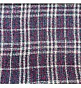 Boucle karo | metalik | bordo | 100%PL