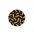 Gumb Mrvice brez lukenj | metalik | 24