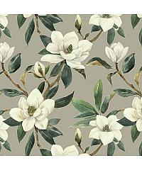 Verhees Deko bombaž Magnolija | natur | digitalni tisk | 100%CO 06372.002