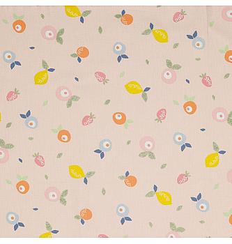 Poplin Sadje glitter | svetloroza | 100%CO