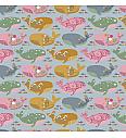 GOTS Poplin Pisani kiti | svetlosiva | 100%CO