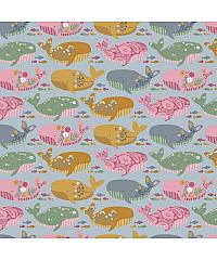 Verhees GOTS Poplin Pisani kiti | svetlosiva | 100%CO 09511.002